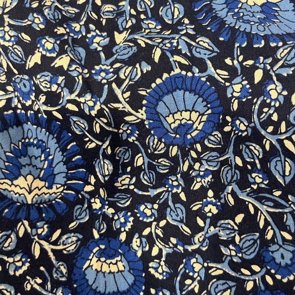 Old Navy Floral Puff-Sleeve Mini Swing Dress | Blue Blossoms | Size Large NWT - Picture 11 of 13